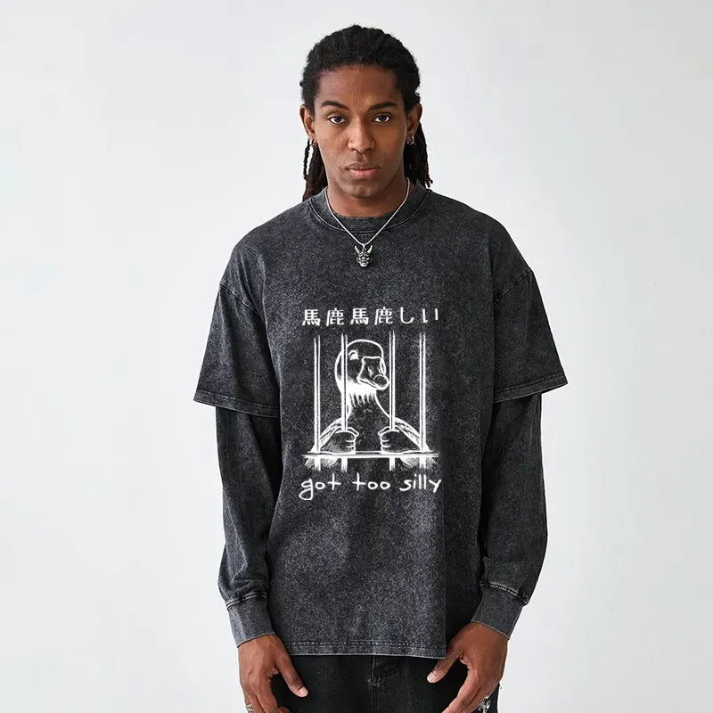 Unisex Kyoto Lion Vintage Tee