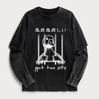 Japanese Washed T-Shirt for Daily Wear