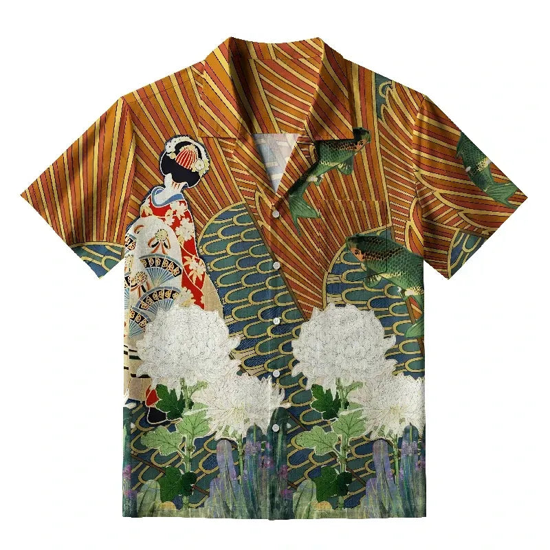 Japanese Vintage Aloha Shirt Free Shipping