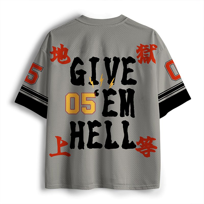 Japanese Lion Mesh Jersey for Sports