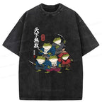 Unisex Cotton Samurai T-Shirt Gift for Him