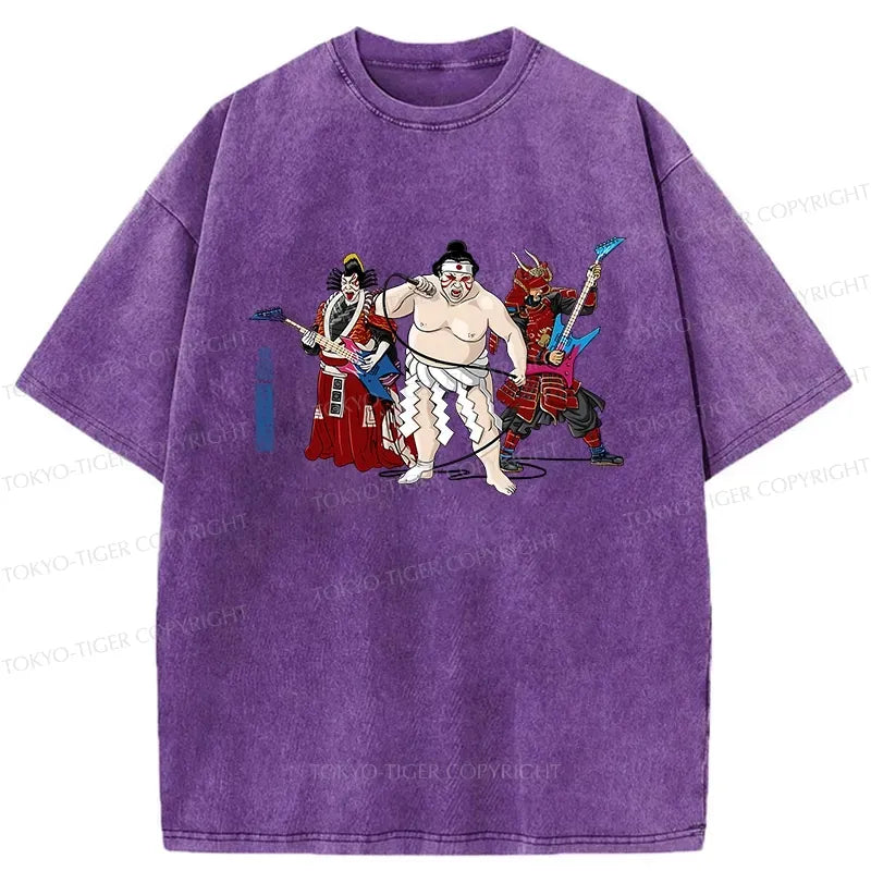 Vintage Kabuki Sumo T-Shirt Casual Gift Idea