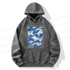 Kyoto Lion vintage art hoodie for gift