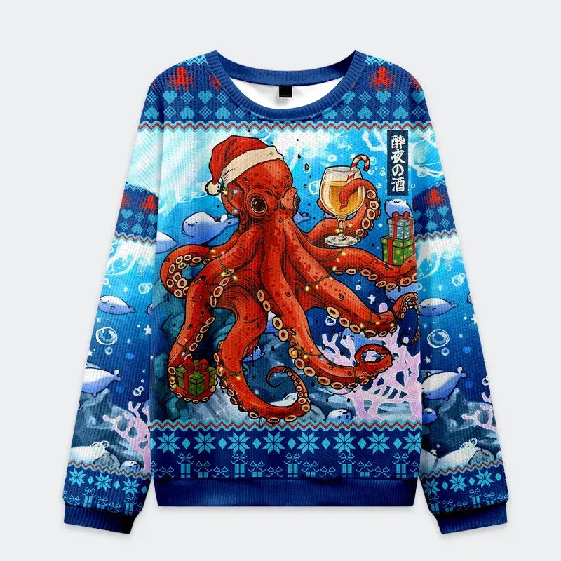 kyoto lion octopus sweatshirt holiday gift idea