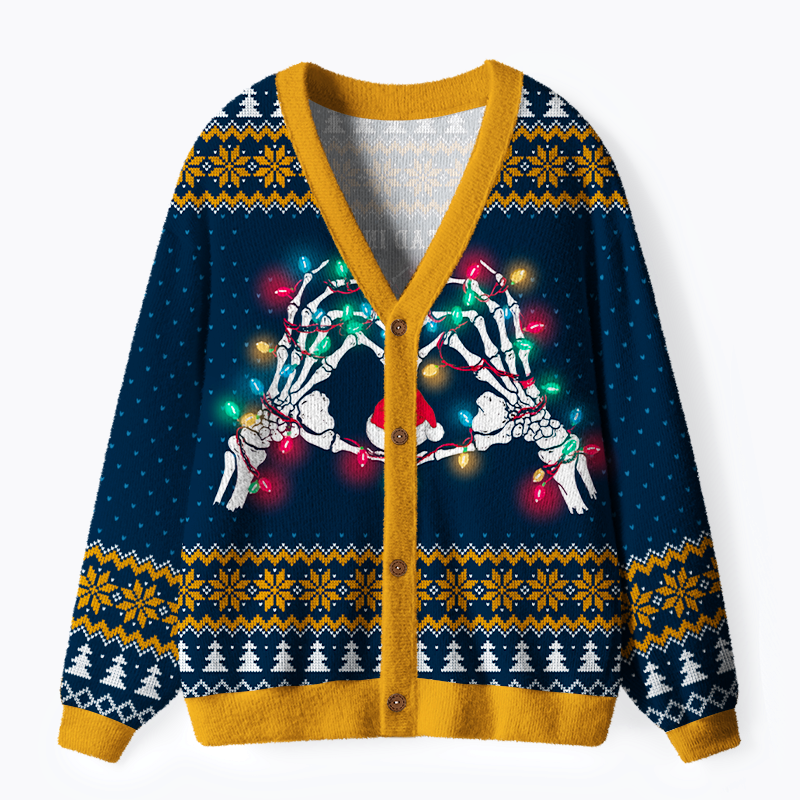 Funny ugly cardigan sweater gift idea