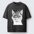 trippy cat third eye unisex t-shirt comfortable