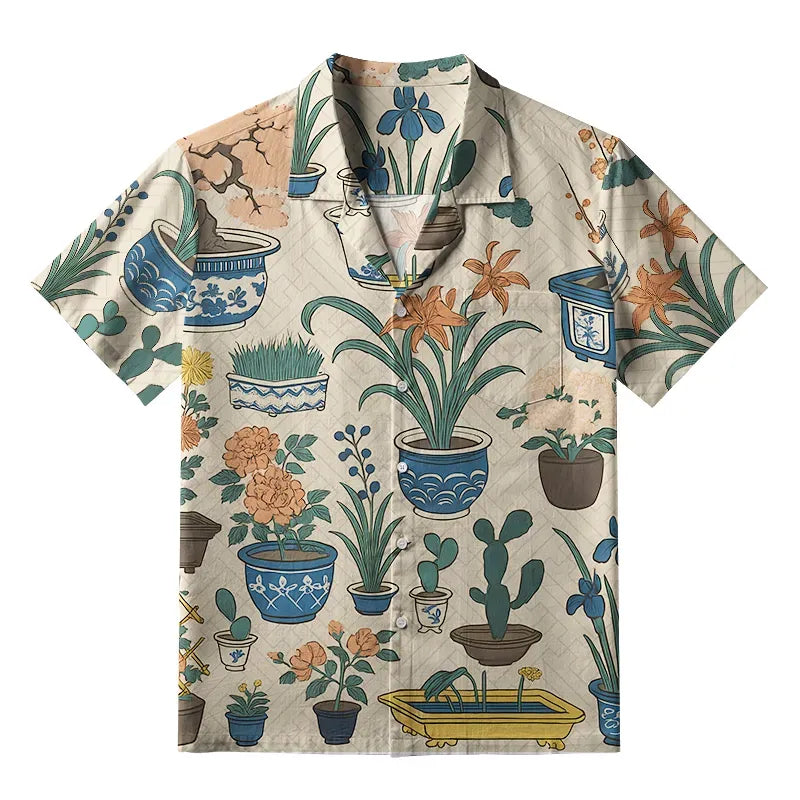 Japanese Aloha Shirt for Summer