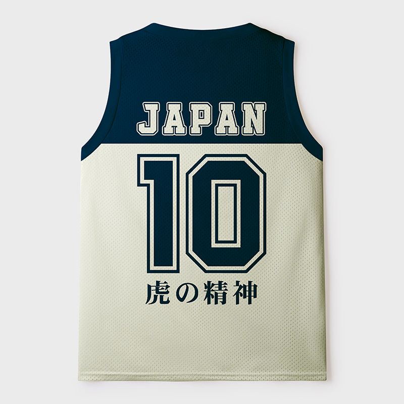 Kyoto-Lion Tiger's Spirit Mesh Tank Top