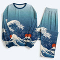 great wave off fuji family pajama sets