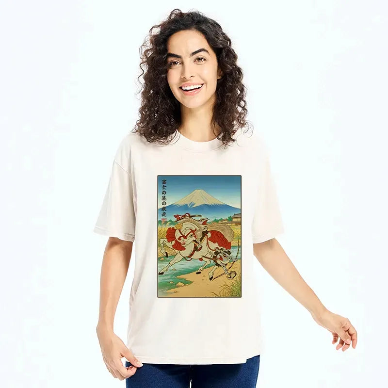 Frog Ukiyo-e T-Shirt Gift for Him