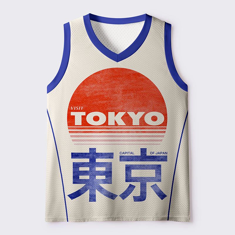 Kyoto Lion Mesh Tank Top for Summer