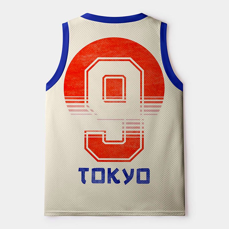 Kyoto Lion Mesh Tank Top for Summer