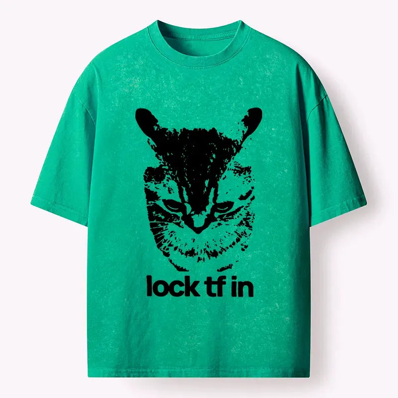 Kyoto-Lion Japanese Cat T-Shirt On Sale