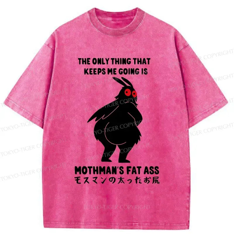 Japanese Vintage Mothman T-Shirt for Daily Wear