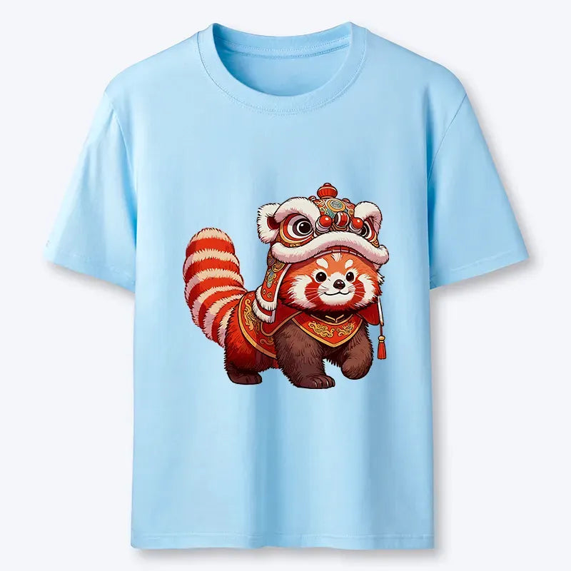 Japanese Raccoon Lion Dance Unisex T-Shirt
