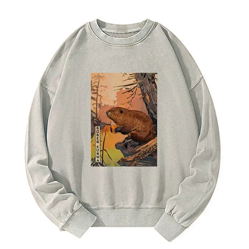 japanese washed sweatshirt best seller