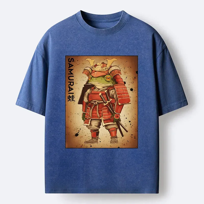 Kyoto Lion General Frog T-Shirt for Streetwear