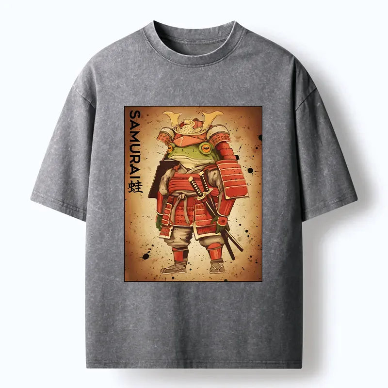 Vintage Japanese Frog T-Shirt for Daily Wear