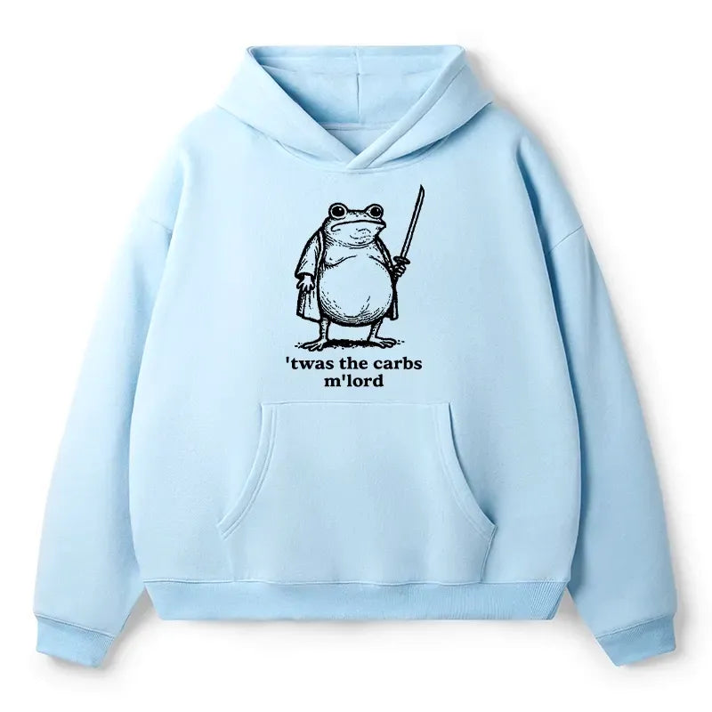 Funny Samurai Frog Hoodie for Daily Wear