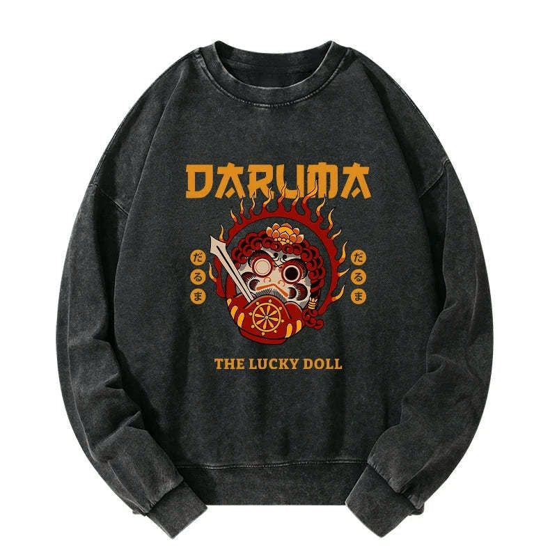 Kyoto-Lion The Lucky Doll Washed Sweatshirt