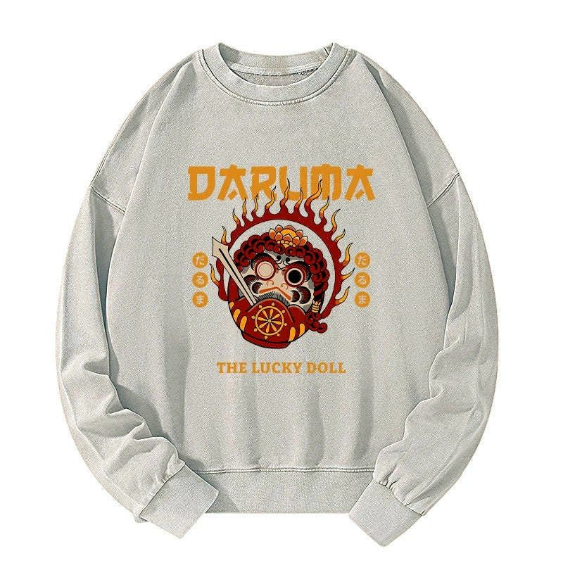 Kyoto-Lion The Lucky Doll Washed Sweatshirt