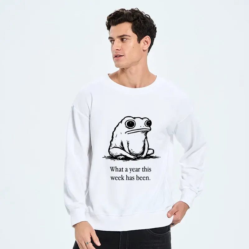 Kyoto-Lion This Week Feels Like A Whole Year Classic Sweatshirt
