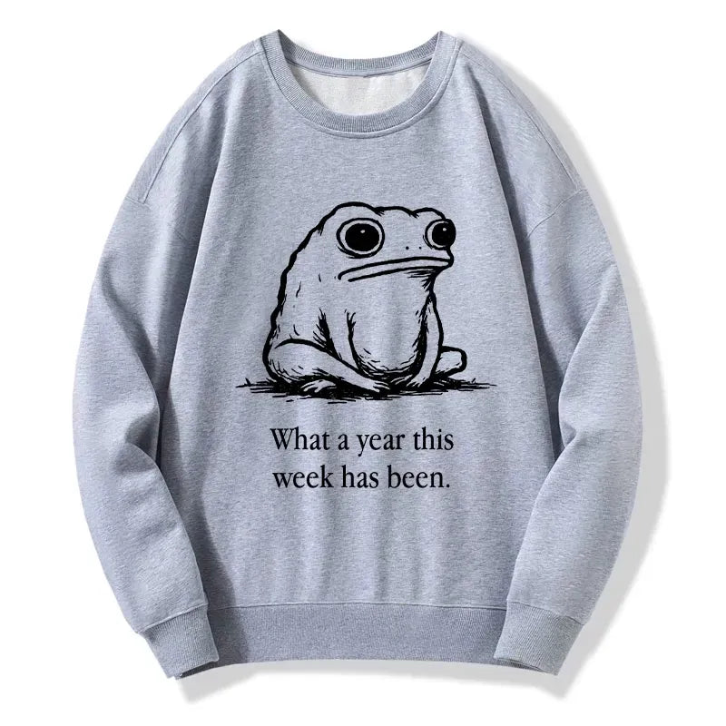 Kyoto-Lion This Week Feels Like A Whole Year Classic Sweatshirt