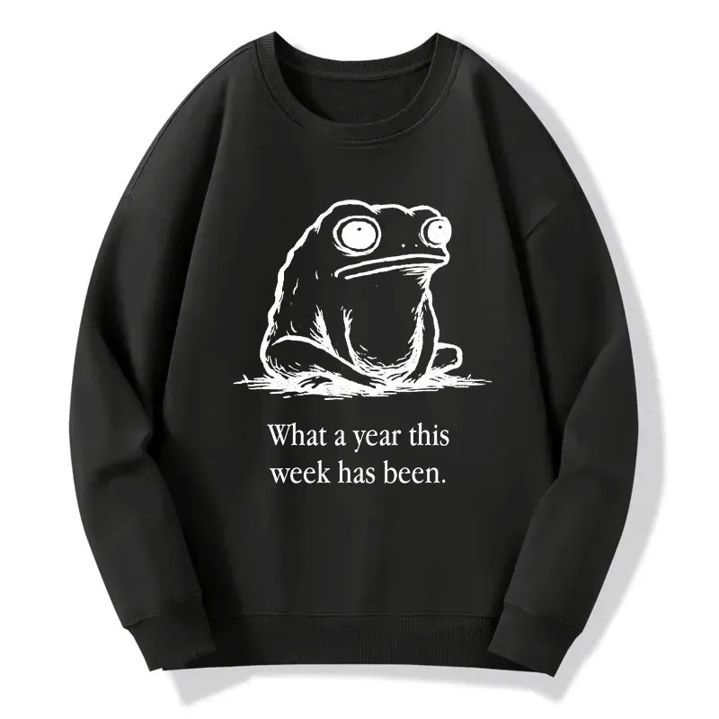 Kyoto-Lion This Week Feels Like A Whole Year Classic Sweatshirt