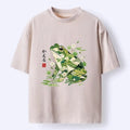 Japanese frog t-shirt for good fortune