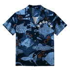 Kyoto-Lion Various Types Of Fish Aloha Hawaiian Shirt