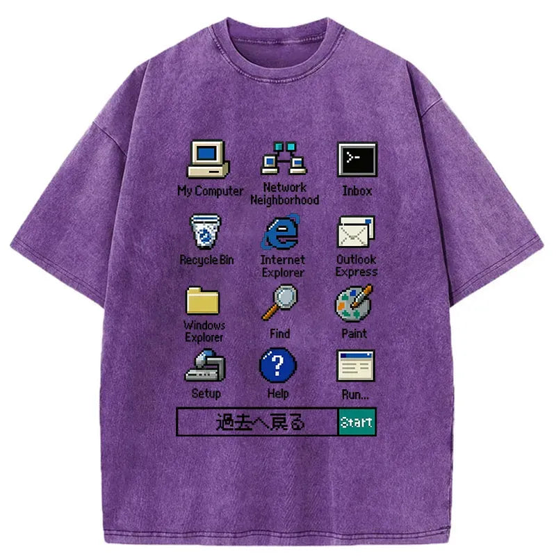 Kyoto Lion Washed Tee Streetwear