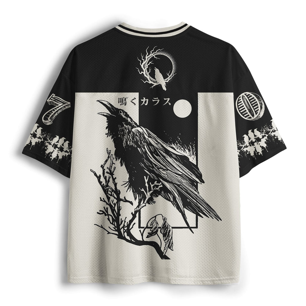 Kyoto-Lion Funny Crow Call Mesh Jersey