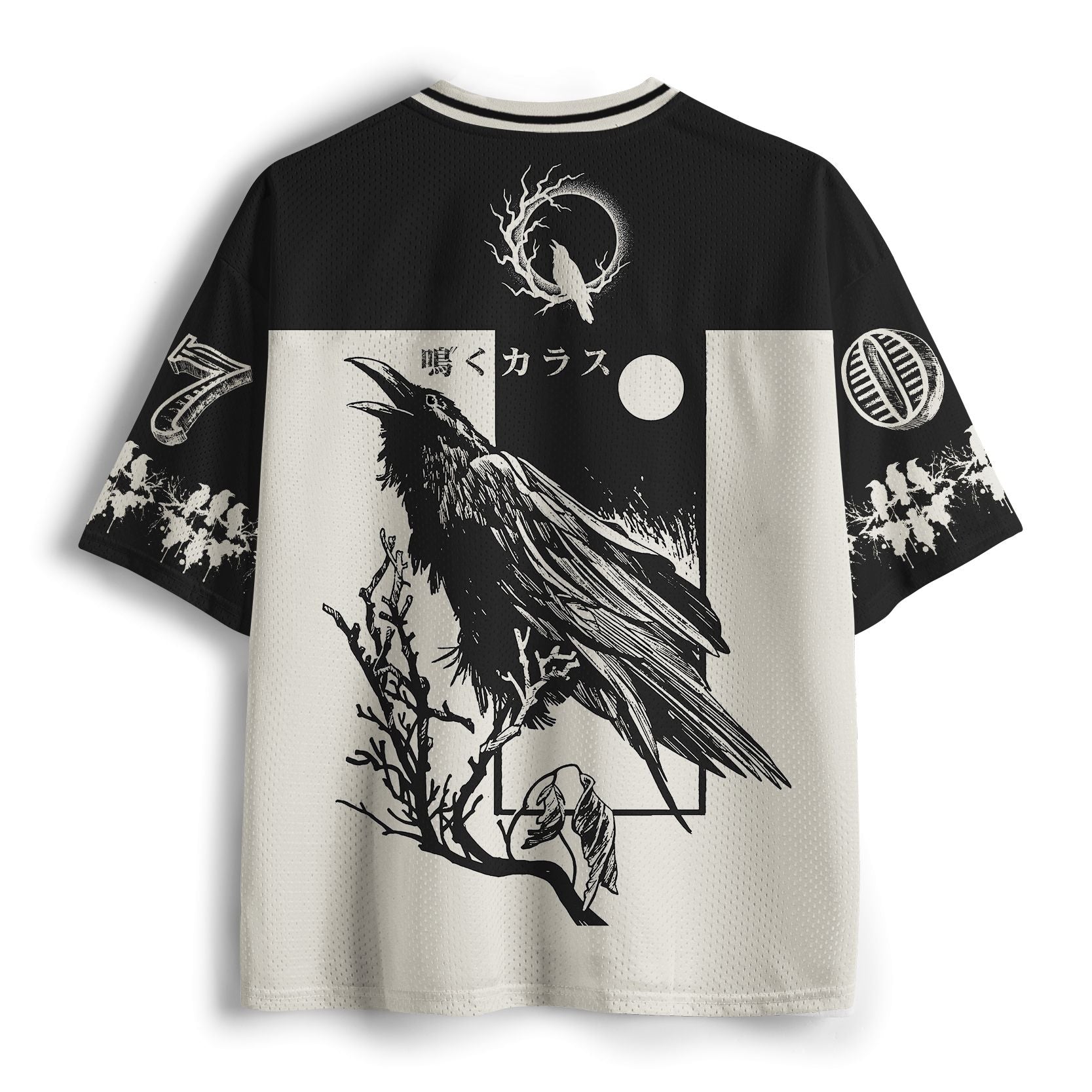 Kyoto-Lion Funny Crow Call Mesh Jersey