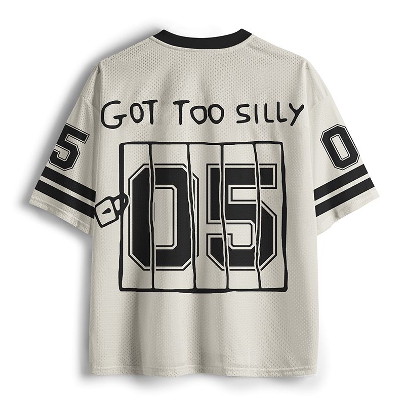 Comfortable Black Mesh Jersey for Daily Wear