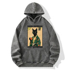 Kyoto-Lion More Caffeine Less Sadness Washed Hoodie