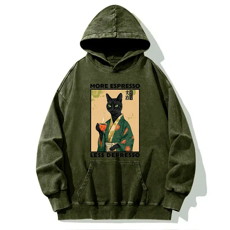 more caffeine less sadness hoodie gift idea