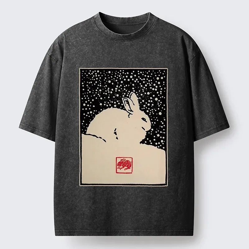 Kyoto lion rabbit shirt free shipping