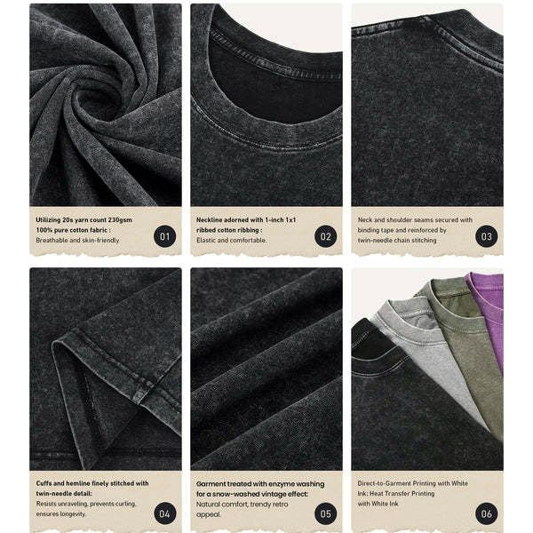Japanese rabbit snow washed t-shirt
