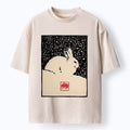 Kyoto-Lion Rabbit In The Snow Washed T-Shirt