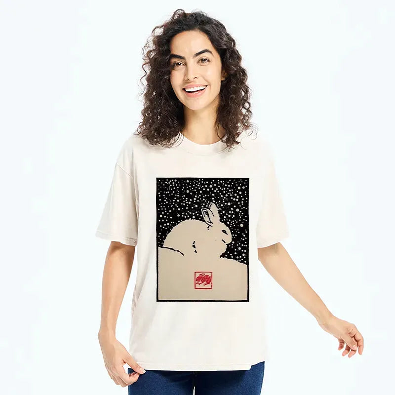 Kyoto lion rabbit shirt free shipping