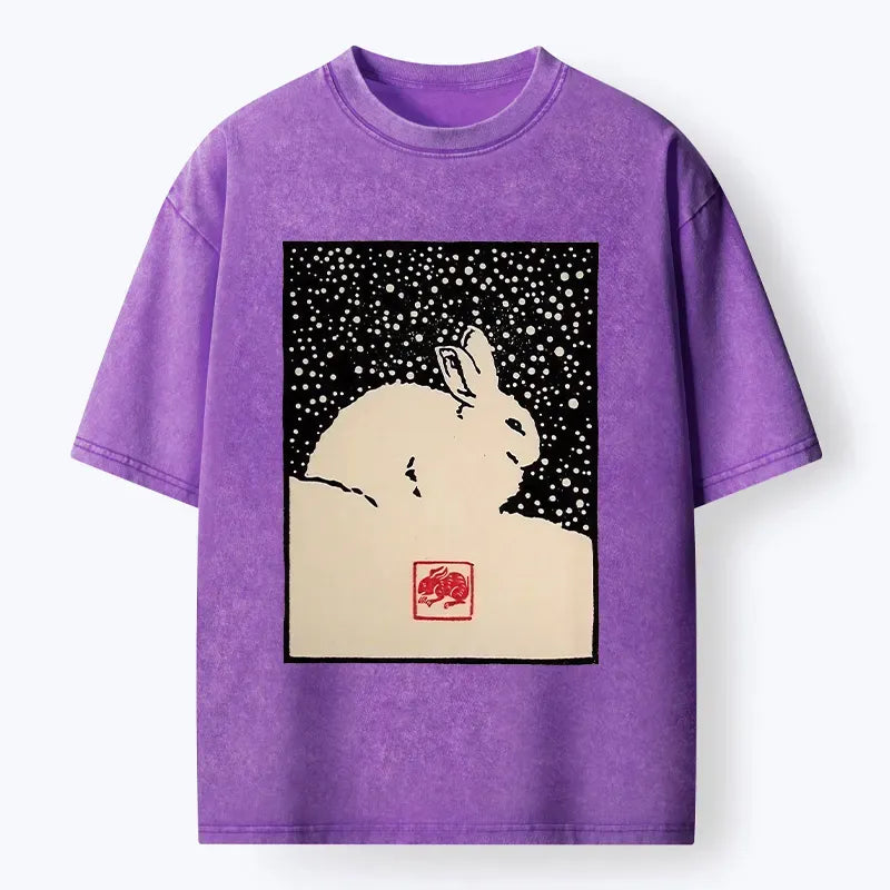 Kyoto lion rabbit shirt free shipping