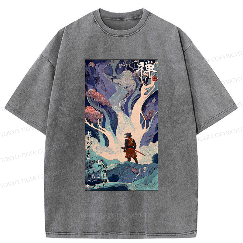 Japanese Woodblock Print T-Shirt Gift for Him