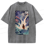 Japanese Woodblock Print T-Shirt Gift for Him