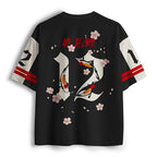 Kyoto-Lion Koi In Sakura Mesh Jersey
