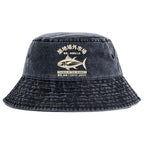 Kyoto-Lion Japan Tsukiji Fish Market Washed Bucket Hat