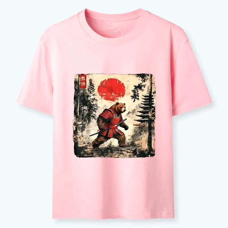 Japanese Samurai Bear Katana T-Shirt