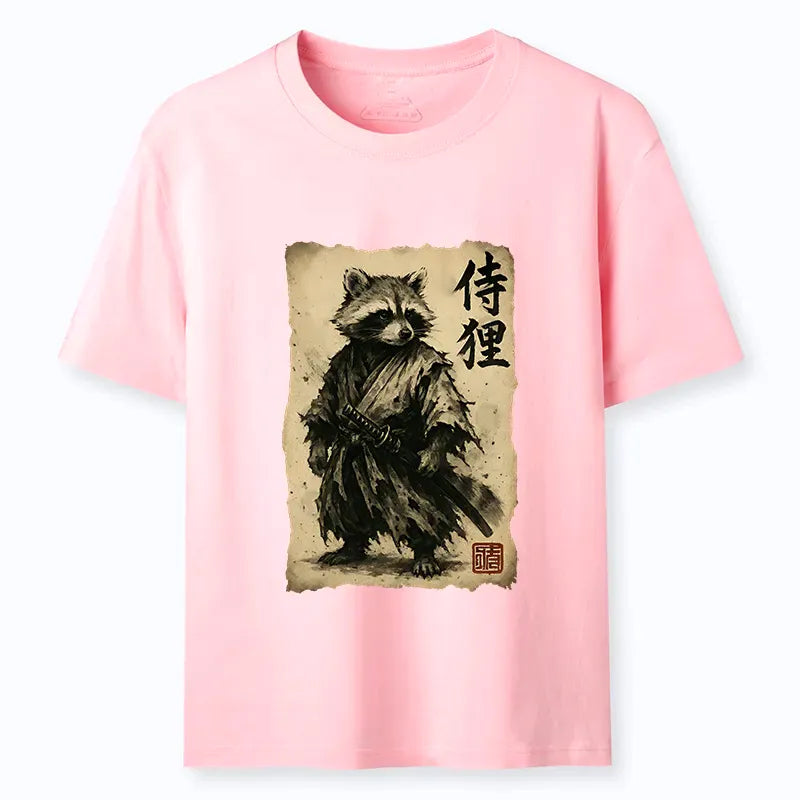Retro Japanese Samurai T-Shirt for Men