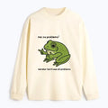 Sarcastic Frog Meme Shirt for Everyday
