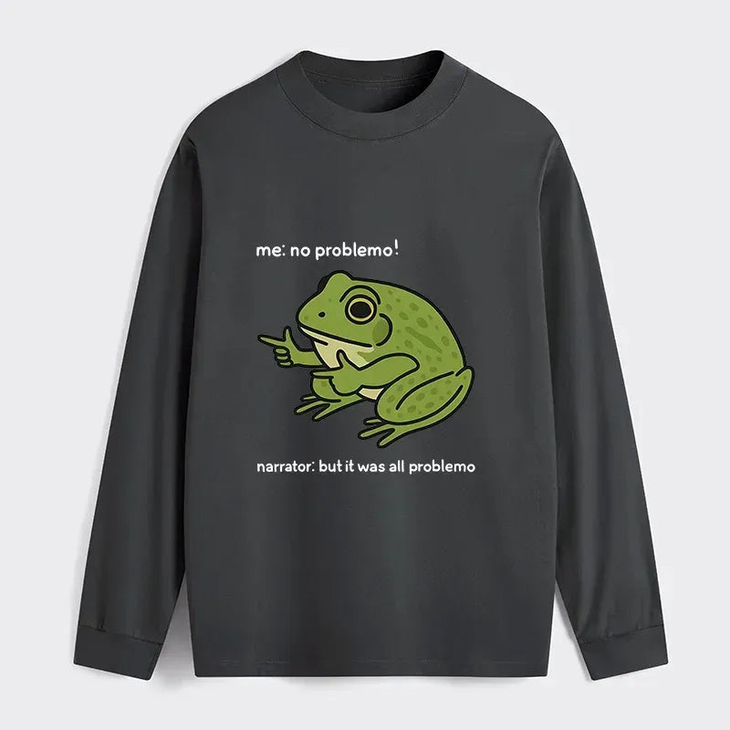 Kyoto-Lion Stupid Frog Meme Classic Long Sleeve T-Shirt