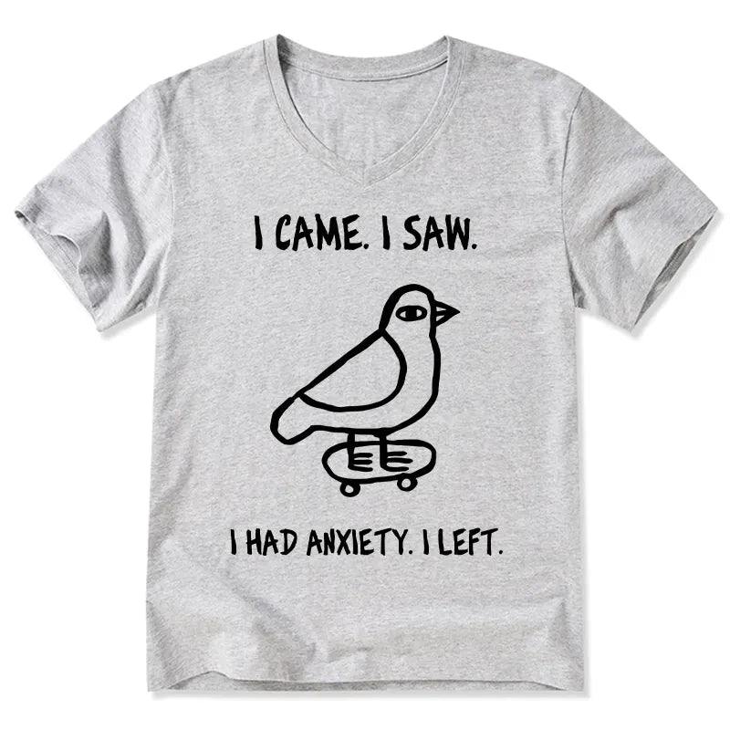 Funny Meme Bird V-Neck T-Shirt